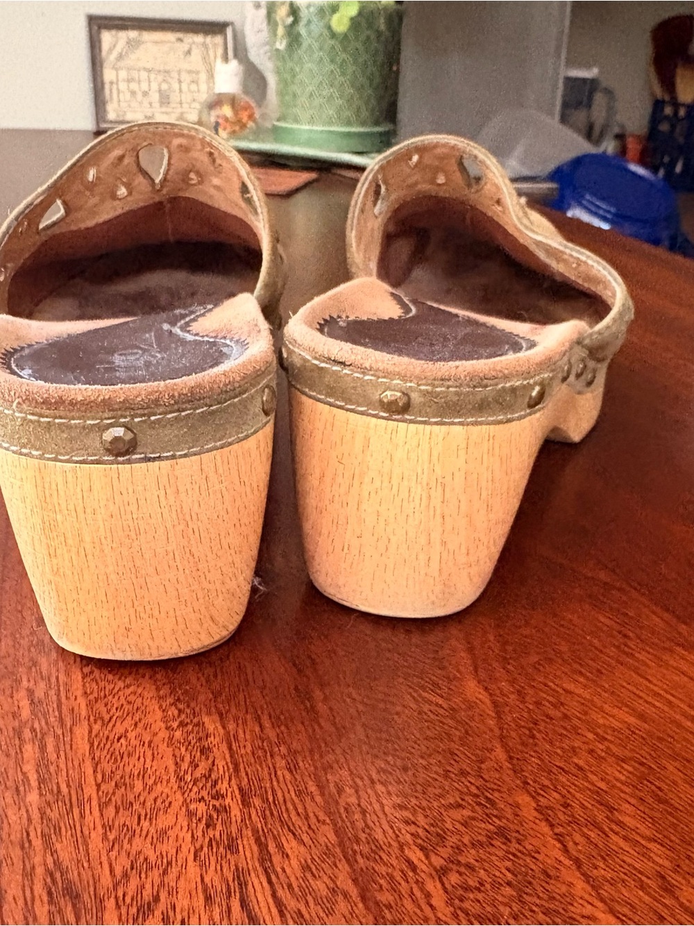 • Indigo by Clarks Suede Wooden
Clogs Boho Y2K 9M - Picture 5 of 9